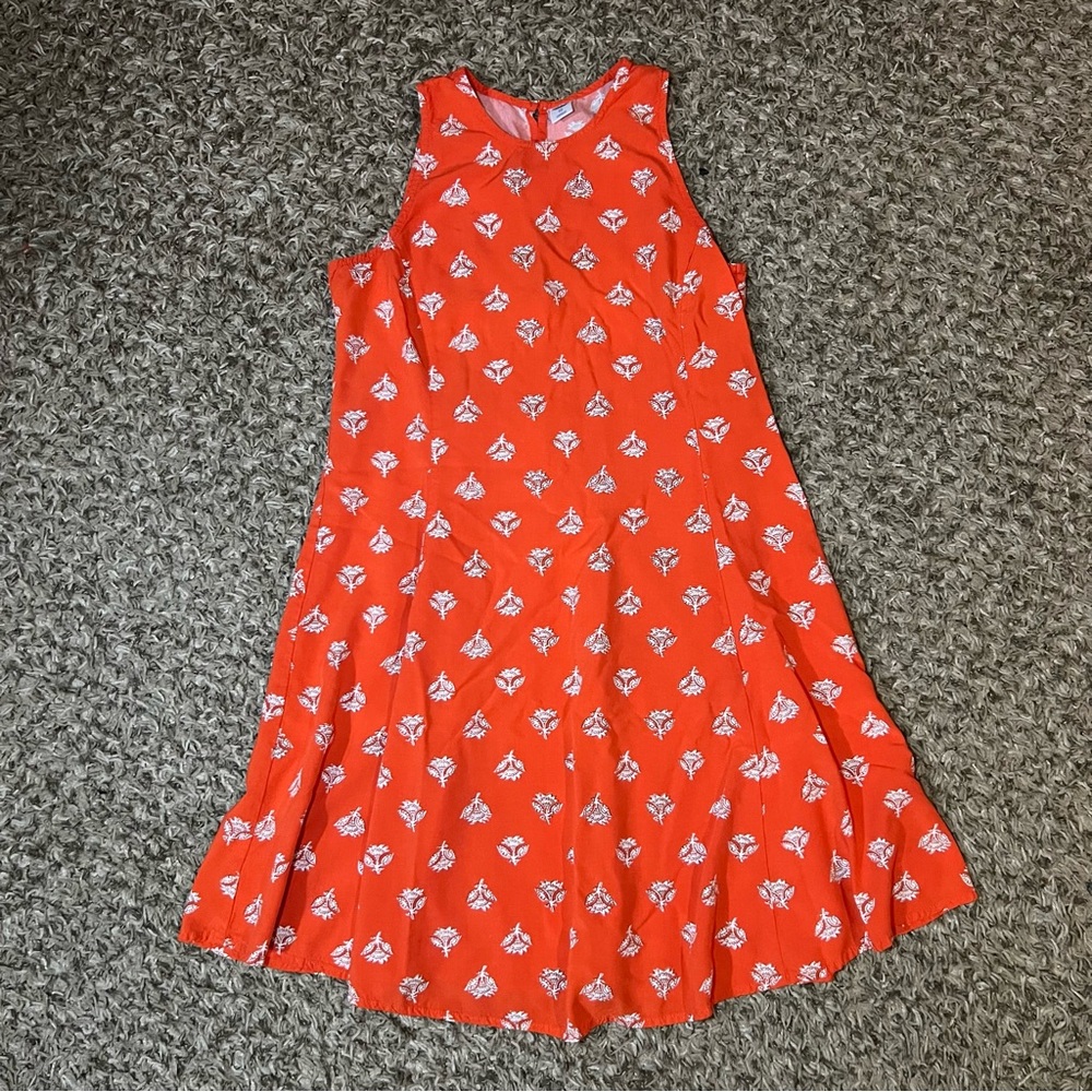 Old Navy Womens XS Red Floral Dress Sundress Extra Small